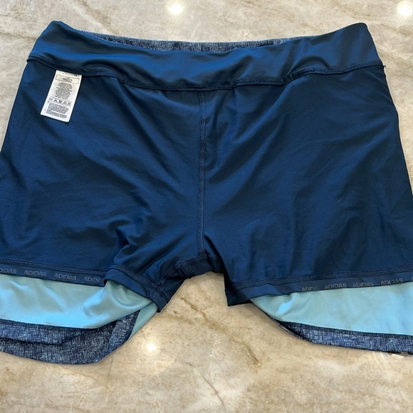 Adidas‎ Ultimate365 Primegreen Printed Golf Skort | XL | Hazy Sky & Crew Navy - Picture 11 of 16